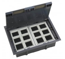 MultiDesk Люк на 24 модулей IP40 для фальшпола с монтажной коробкой, тип MDK10  MDK10124  SE