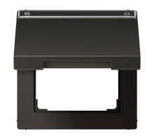 Крышка откидная с возвратной пружиной и полем для надписи 1215 мм; антрацит  AL2990NAKLAN  Jung