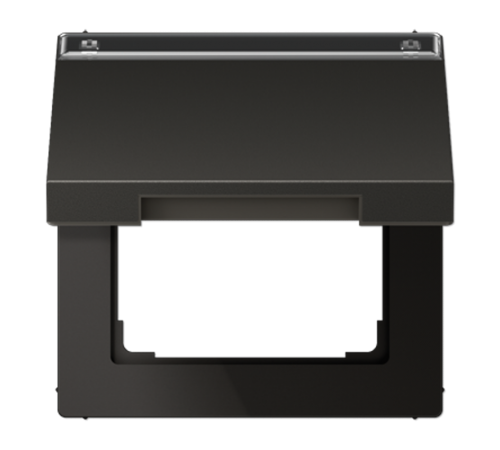 Крышка откидная с возвратной пружиной и полем для надписи 1215 мм; антрацит  AL2990NAKLAN  Jung