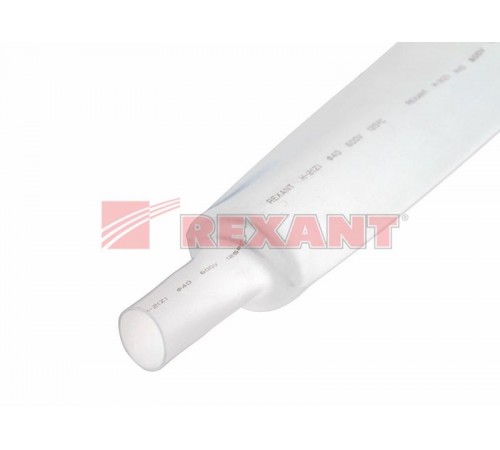 Термоусадка 30,0 / 15,0 мм, белая (1м)  23-0001  REXANT