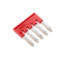 Перемычка вставная, для клемм на 10 кв.мм, 5-ти полюсная  SBF-5-10  DKC