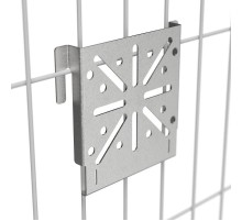 Монтажная пластина на 3Д-забор для крепления ЭМК HDZ  PR80.08128  Промрукав