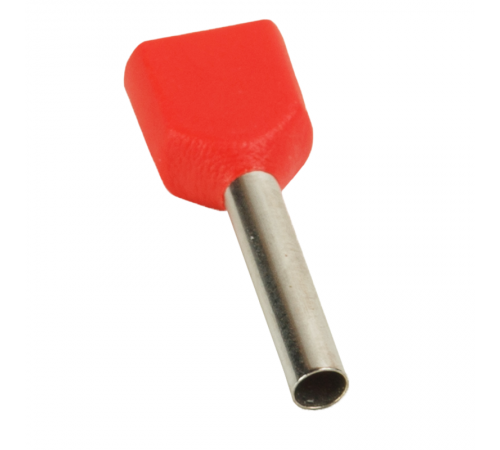 Наконечник штыревой втулочный под два провода OptiKit T-Shv2-PVC- 1,5-12(100шт)  278048  КЭАЗ