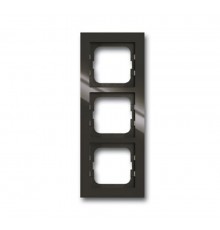 Рамка 3-постовая, серия axcent, цвет ch?teau-black  1754-0-4493   2CKA001754A4493  ABB