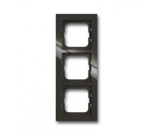 Рамка 3-постовая, серия axcent, цвет ch?teau-black  1754-0-4493   2CKA001754A4493  ABB