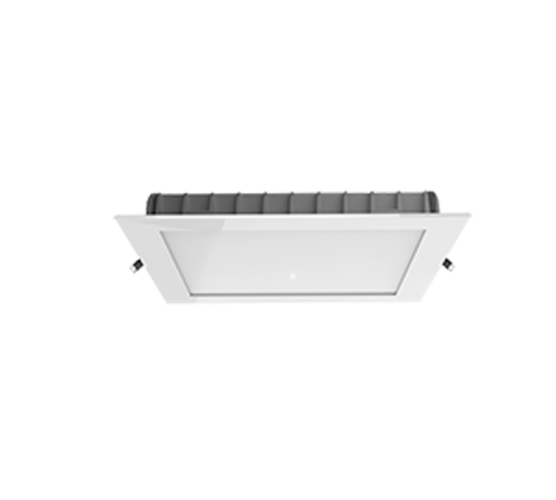 Cветильник светодиодный даунлайт DL-03 квадратный 110*110*25 12W 4000K IP54/IP20 авар.пост.дейст RAL9010 бел.мат.  V1-R0-00354-10A00-4401240  VARTON