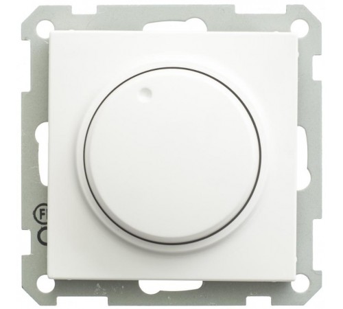 W59 Белый Светорегулятор поворотный 300Вт  SR-5S0-1-86  SE