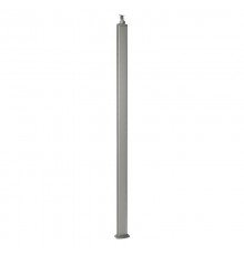 Универсальная колонна алюминиевая с крышкой из алюминия 1 секция, высота 2,77 метра, с возможностью увеличения высоты до 4,05 метра, цвет алюминий  6