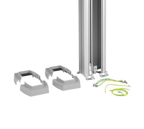 Универсальная колонна алюминиевая с крышкой из алюминия 1 секция, высота 2,77 метра, с возможностью увеличения высоты до 4,05 метра, цвет алюминий  6