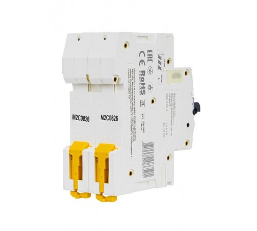 Выключатель автоматический двухполюсный M06N 2P C 8А 6кА ARMAT  AR-M06N-2-C008  IEK