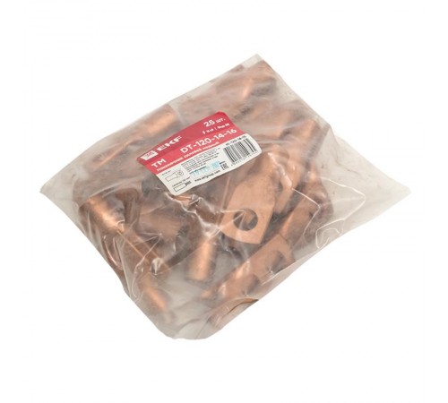 Наконечник силовой медный DT-120-14-15 (ТМ) EKF PROxima  dt-120-14-15  EKF