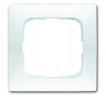 Рамка 1-постовая, серия spring, цвет альпийский белый  1725-0-1542   2CKA001725A1542  ABB