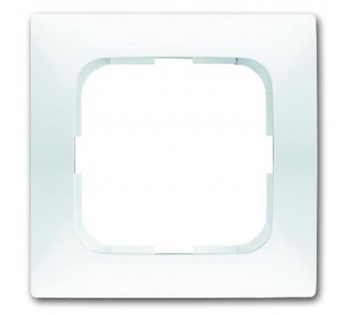 Рамка 1-постовая, серия spring, цвет альпийский белый  1725-0-1542   2CKA001725A1542  ABB