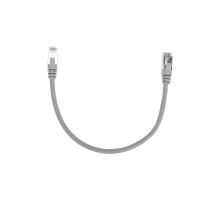 Патч-корд F/UTP CAT 6, RJ45-RJ45, 26AWG, LSZH, серый, 0.3м REXANT  02-0210-03  REXANT