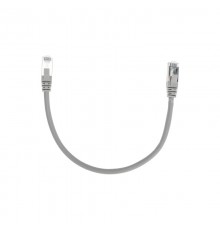 Патч-корд F/UTP CAT 6, RJ45-RJ45, 26AWG, LSZH, серый, 0.3м REXANT  02-0210-03  REXANT