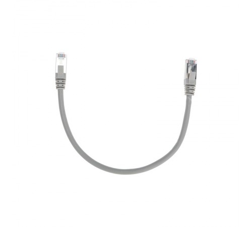 Патч-корд F/UTP CAT 6, RJ45-RJ45, 26AWG, LSZH, серый, 0.3м REXANT  02-0210-03  REXANT