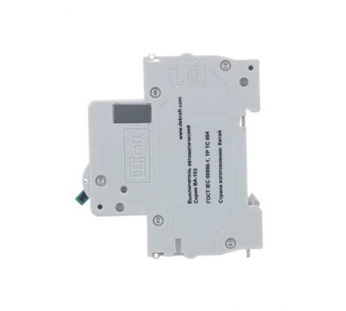 Выключатель автоматический однополюсный ВА-103 1Р 10А характеристика C 6кА  12271DEK  DEKraft