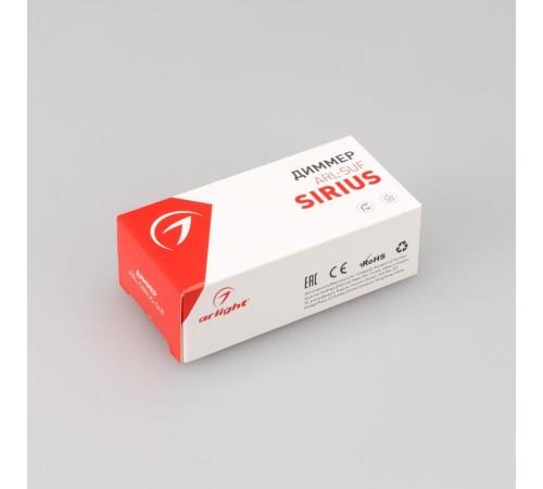 Диммер ARL-SIRIUS-TUYA-MIX-SUF (12-24V, 4x4A, 2.4G) (Arlight, IP20 Пластик, 3 года)  032343  Arlight