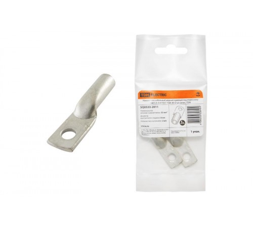 Наконечник медный луженый ТМЛ 35-8-9 ГОСТ 7386-80 (2 шт./упак.)  SQ0533-2011  TDM