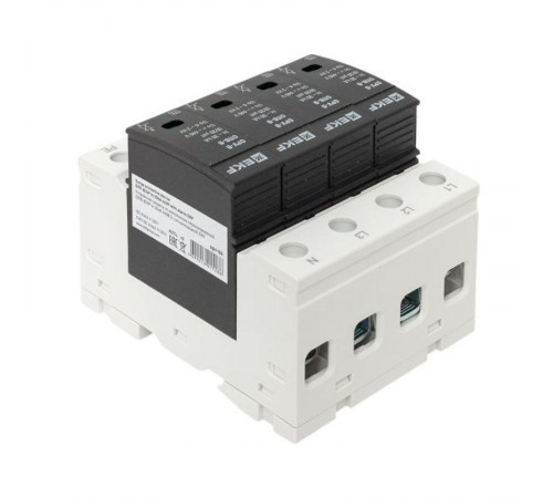 Ограничитель импульсных напряжений серии ОПВ-B/4P In 30кА 400В (с сигнализацией) EKF PROxima  opv-b4  EKF