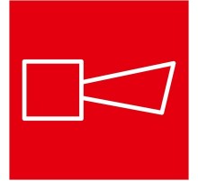 Пиктограмма квадрат "Звуковой оповещатель пожарной тревоги"  60620DEK  DEKraft