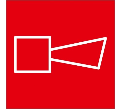 Пиктограмма квадрат "Звуковой оповещатель пожарной тревоги"  60620DEK  DEKraft