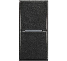 Axolute Переключатель промежуточный 1Р 16 А 250 В~ 1 модуль, винтовые клеммы, дизайн AXIAL, цвет антрацит  HS4004  Legrand