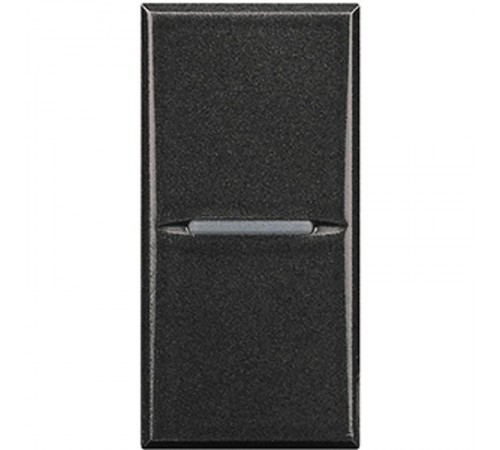 Axolute Переключатель промежуточный 1Р 16 А 250 В~ 1 модуль, винтовые клеммы, дизайн AXIAL, цвет антрацит  HS4004  Legrand