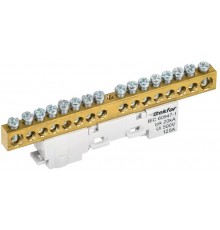 TEKFOR Шина L "фаза" неизолированная на универсальном держателе 8х12-16-Ср  TF-NN20-16-DL-K03  IEK