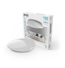 Светильник светодиодный бытовой Basic Space Stone НПС 55W 4700lm 4000K 220-240V IP20 530*490*100 LED 1/10  995438260  Gauss