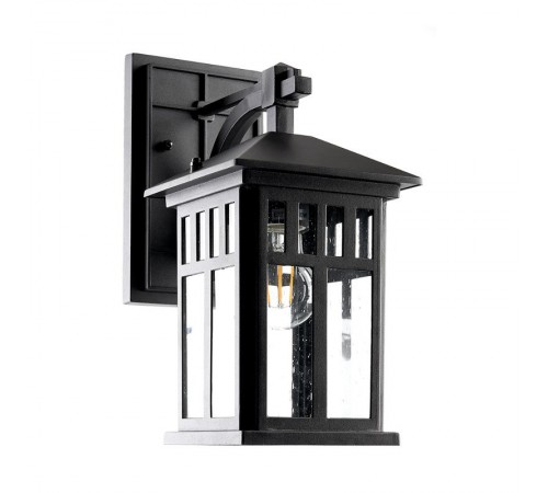 Светильник садово-парковый, 60W 230V IP44 черный, PL671  11689  FERON