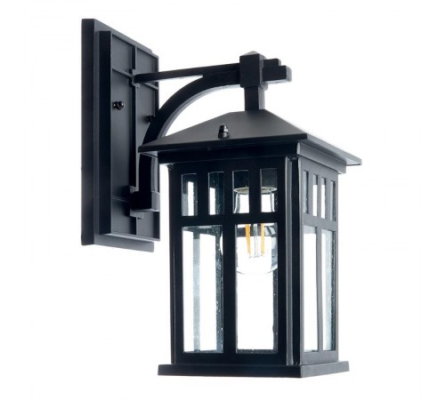 Светильник садово-парковый, 60W 230V IP44 черный, PL671  11689  FERON