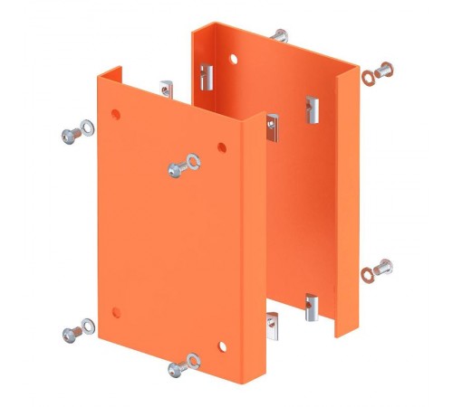 Защитная пластина для электромонтажных колонн ISS 250x166x33 мм (сталь) (ISS160160AS HRO)  6290423  OBO Bettermann