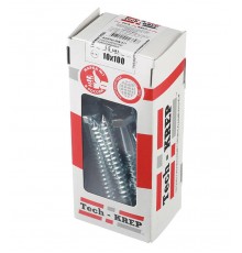 Болт DIN 571 сантехнический оцинк 10х100 (15 шт) - коробка с ок. Tech-Kr ( 0,768 кг)  126561  Tech-KREP