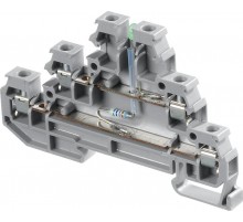 Клемма D2,5/6.DAL2 винт 2.5мм.кв. с LED  1SNA115547R1700  TE