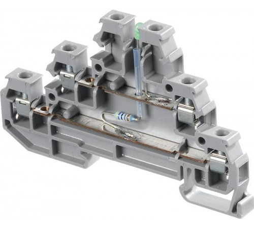 Клемма D2,5/6.DAL винт со светодиодом  1SNA115535R0300  TE