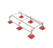 Опорная конструкция для установки оборудования TECHNORAPTOR LIGHTFOOT 1000х2000 тип 2  KM-TR-LTF-SSEI-1000-2000-2  КМ - профиль