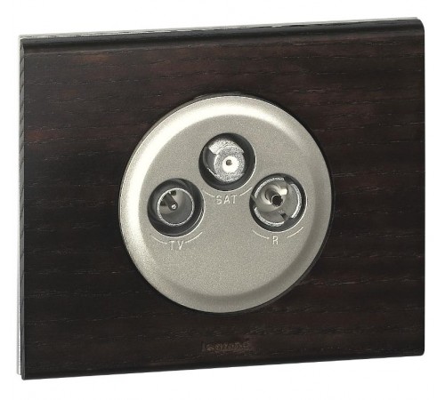 Celiane Титан Накладка TV-FM-SAT розетки  068585  Legrand