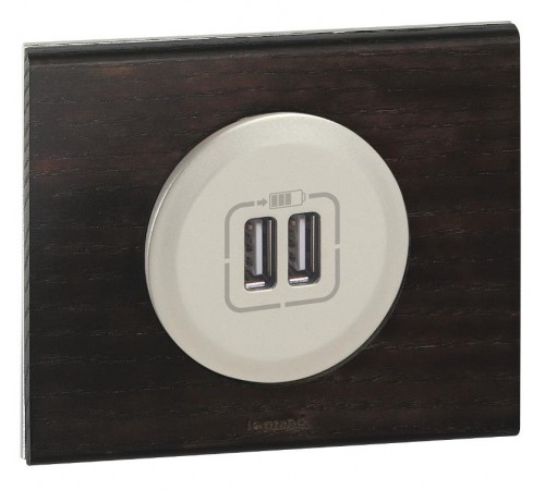 Celiane Мех USB розетки 2 ной  067462  Legrand