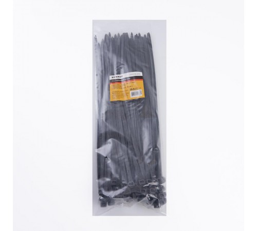 Хомут нейлоновый 7,6x400 мм, d пучка max 105 мм, нагрузка 55 кг, черный (100шт в упак)  32794  STEKKER