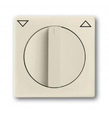 Плата центр. с поворотной ручкой,с маркировкой,для мех. выкл. жалюзи,серия solo/future,цвет savanne/сл. кость  1710-0-3154   2CKA001710A3154  ABB