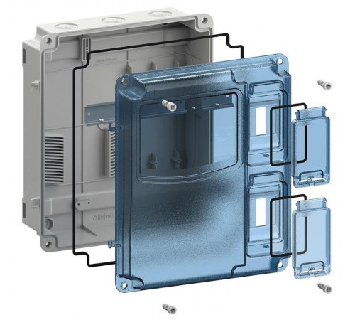 Корпус пластиковый навесной ЩУРн-П 3/6 IP66 PC (360х323х122мм)  MSP3-N-06-55  IEK
