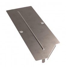 Крышка переходника левого Стандарт INOX (AISI 409) 600х500  PR16.5657  Промрукав