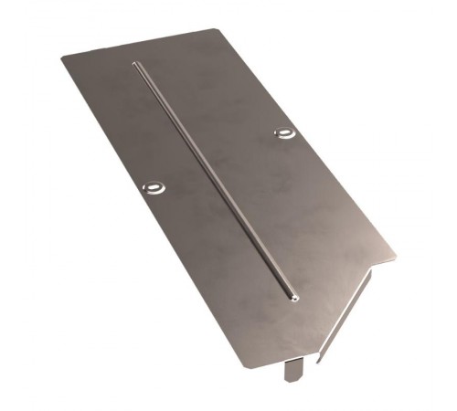 Крышка переходника левого Стандарт INOX (AISI 409) 600х500  PR16.5657  Промрукав