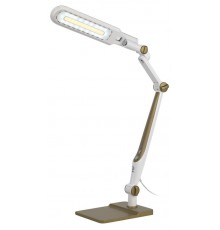 Светильник настольный NLED-497-12W-G светодиодный на струбцине и с основанием золото  Б0052773  ЭРА