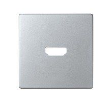 Simon 82 Накладка для коннектора HDMI v 1.4, "мама", S82 Detail, алюминий  8201094-093  Simon