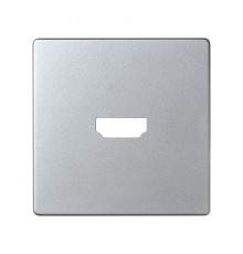 Simon 82 Накладка для коннектора HDMI v 1.4, "мама", S82 Detail, алюминий  8201094-093  Simon
