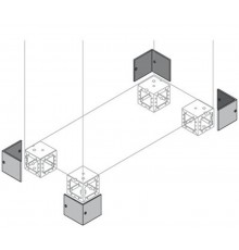 Крышка цоколя с логотипом АББ, 4 шт.  ZN1040  ABB