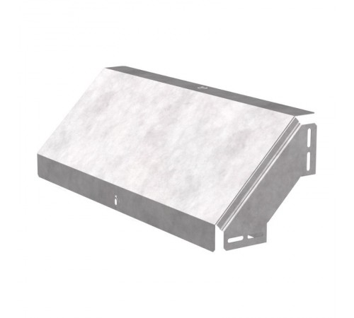 Угол вертикальный внешний 90 градусов с крышкой Стандарт 600х100   PR16.0591  Промрукав