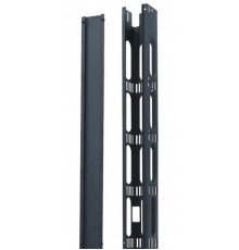 Кабельный организатор вертикальный WZ-6186-22-03-161 100х111мм,с крышкой,для шкафовш.800мм ив.42U,черн. (RAL 9005)  227423  Zpas